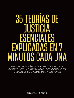 cover image of 35 Teorías de Justicia Esenciales Explicadas en 7 Minutos Cada Una